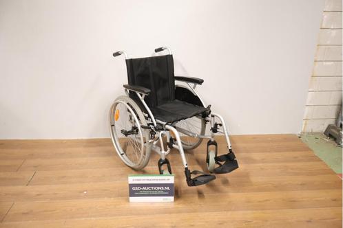Zilver/Zwarte Inklapbare Rolstoel met Voetsteunen van Drive, Diversen, Rolstoelen