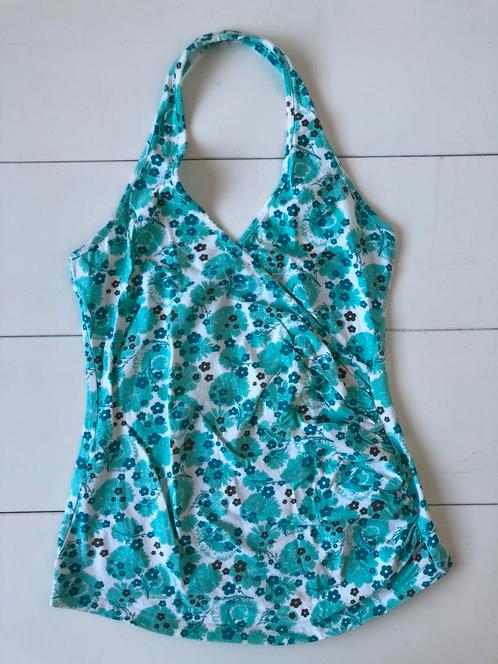 gebloemd haltertopje rose de morty XS extra small, Kleding | Dames, Topjes, Gedragen, Maat 34 (XS) of kleiner, Blauw, Zonder mouw