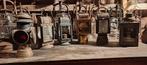 Lot de lampes ferroviaires, lampes au carbure et à pétrole, Enlèvement ou Envoi, Photo