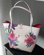 Zomerse handtas met bloemen - shopper - GUESS, Ophalen of Verzenden, Nieuw, Wit, Shopper