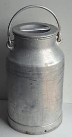 Ancienne cruche à lait en aluminium 20 litres parfait état, Antiquités & Art, Enlèvement ou Envoi