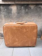 Vintage DIONITE tan kleur reiskoffer skai, Handtassen en Accessoires, Ophalen, Wieltjes
