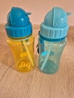 2 Drinkflessen 'Skiphop', Ophalen of Verzenden, Gebruikt