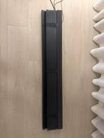 Zwarte houten lamel met ophangsysteem B126 cm en H180 cm, Ophalen, 100 tot 150 cm, Zwart, Zo goed als nieuw