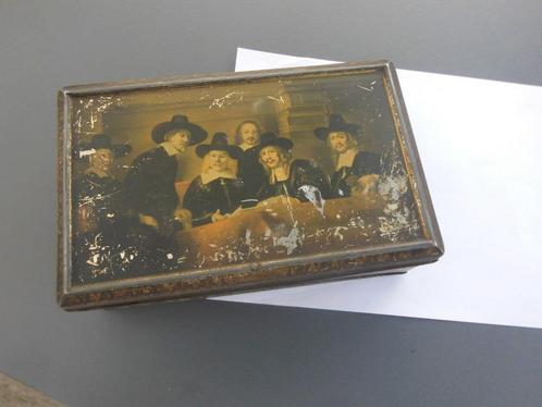 Oude metalen doos COTE D OR gedeponeerd 1883, Verzamelen, Blikken, Gebruikt, Overige, Overige merken, Ophalen of Verzenden