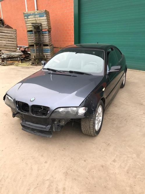 BMW E46 320cd coupe in onderdelen, Auto's, BMW, Particulier, 3 Reeks, Diesel, Euro 4, Coupé, 2 deurs, Handgeschakeld, Zwart, Zwart