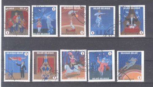 série 3929/38 estampillée, Timbres & Monnaies, Timbres | Europe | Belgique, Affranchi, Oblitération 1er jour, Europe, Enlèvement ou Envoi