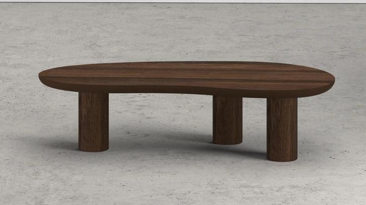 Salontafel Juntoo donkerbruin, Huis en Inrichting, Tafels | Salontafels, Nieuw, Minder dan 50 cm, 50 tot 100 cm, 100 tot 150 cm