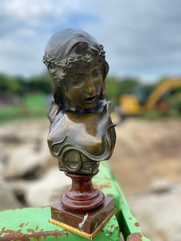 Isidore De Rudder Cleopatra Bronzen beeld beschikbaar voor biedingen