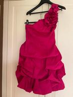 Prachtige fuchsia jurk, Gedragen, Maat 38/40 (M), Cocktailjurk, Roze