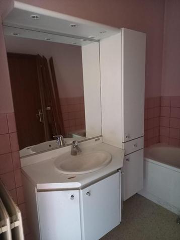 badkamermeubel inclusief lavabo, kraan en spiegel beschikbaar voor biedingen