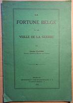 La fortune Belge à la veille de la guerre, Gelezen, Ophalen of Verzenden, 20e eeuw of later, Charles Clavier
