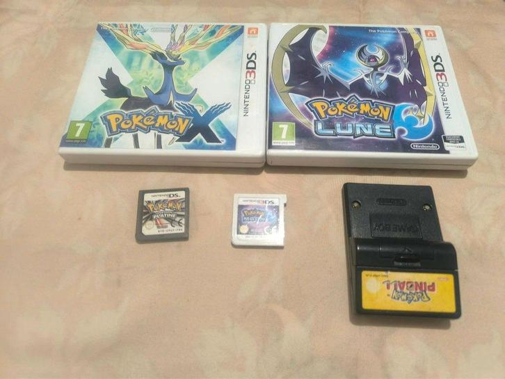 Set van ds3 Pokémon-spellen, Games en Spelcomputers, Games | Nintendo 2DS en 3DS, Gebruikt, Vanaf 3 jaar, Online, Ophalen of Verzenden