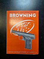 Brochure Handleiding FN Herstal 1957 pistool mod.10, Verzamelen, Militaria | Algemeen, Ophalen of Verzenden