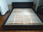 Ikea bed Malm, Huis en Inrichting, Slaapkamer | Bedden, Ophalen, Gebruikt, Zwart