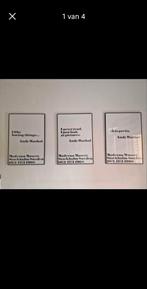 3 posters in kader van Andy Warhol, Maison & Meubles, Accessoires pour la Maison | Tableaux à écrire & Proverbes, Enlèvement