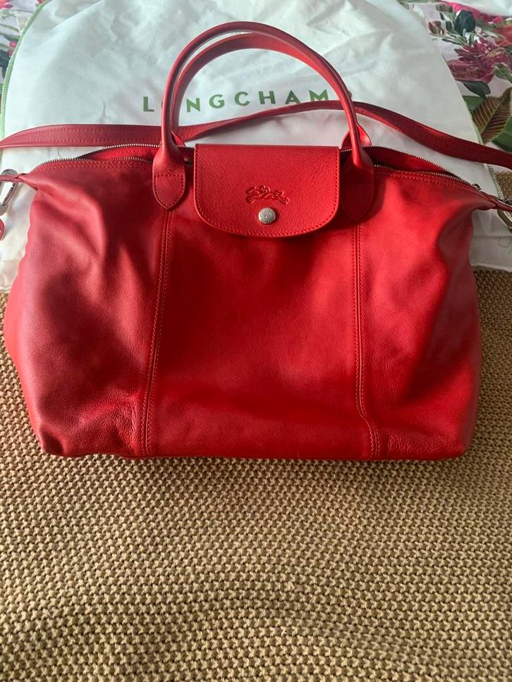Sac Longchamp, Bijoux, Sacs & Beauté, Sacs | Sacs Femme, Comme neuf, Sac à main, Rouge, Enlèvement ou Envoi