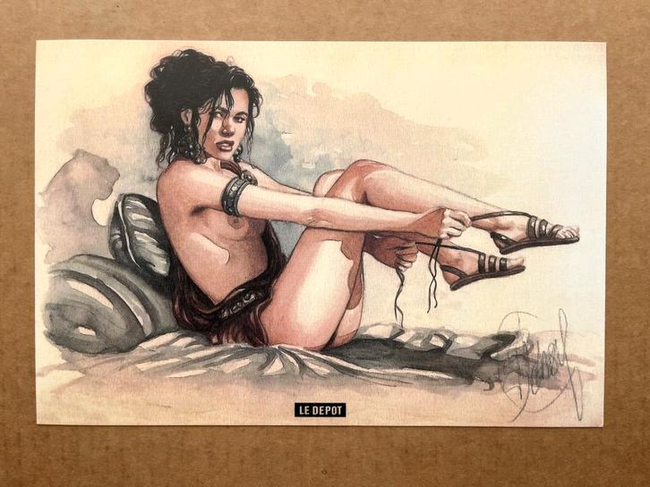 Murena - Ex-libris - Les sandales - Le Dépôt - Delaby, Livres, BD, Envoi