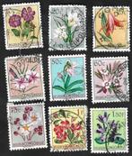 17 Postzegels  Belgisch Congo  1952 Bloemen, Ophalen of Verzenden, Overige landen, Gestempeld