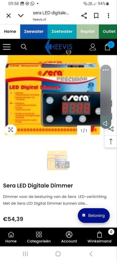 Verlichting aquarium serra, Dieren en Toebehoren, Reptielen en Amfibieën | Toebehoren, Zo goed als nieuw, Verlichting, Ophalen