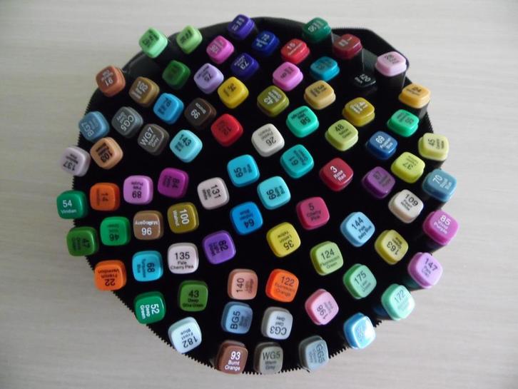 80 NIEUWE MARKERS, Hobby en Vrije tijd, Tekenen, Nieuw, Potlood of Stift, Ophalen of Verzenden