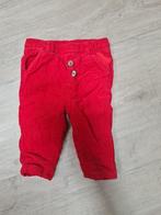 Pantalon en velours côtelé rouge (Orchestra) Taille 67, Enfants & Bébés, Vêtements de bébé | Taille 68, Comme neuf, Garçon ou Fille