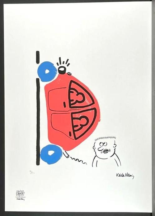 Keith Haring - The Story of Red and Blue (16), Antiek en Kunst, Kunst | Litho's en Zeefdrukken, Ophalen of Verzenden