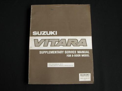 Supplément au manuel d'atelier Suzuki Vitara (modèle 5 porte, Autos : Divers, Modes d'emploi & Notices d'utilisation, Enlèvement ou Envoi