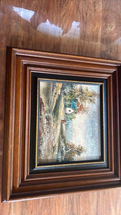 Olie schilderij van Stagerda, Antiek en Kunst, Kunst | Schilderijen | Klassiek, Ophalen of Verzenden