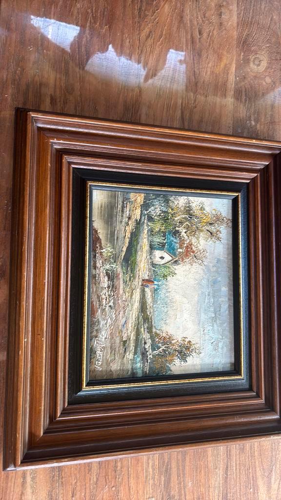 Olie schilderij van Stagerda, Antiek en Kunst, Kunst | Schilderijen | Klassiek, Ophalen of Verzenden