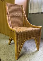 ROTAN SIERSTOELTJE ( 1 STOEL), Huis en Inrichting, Ophalen, Bruin, Riet of Rotan, Eén