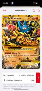 Mega Lucario 2016 card, Hobby en Vrije tijd, Verzamelkaartspellen | Pokémon, Ophalen, Zo goed als nieuw