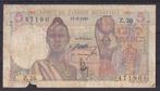 AOF – WAS 5 fr 1943 GOOD, Postzegels en Munten, Ophalen of Verzenden, Overige landen, Los biljet