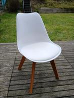 Chaises blanches, Bois, Comme neuf, Enlèvement, Cinq, Six Chaises ou plus
