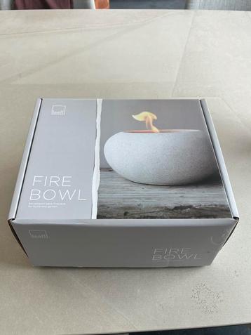 Leeff Fire Bowl, Enlèvement, Comme neuf, Blanc, 25 à 50 cm