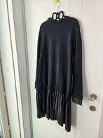 Zwart kleedje met plooitjes rok maat XL NIEUW !, Zwart, Maat 46/48 (XL) of groter, Nieuw, Ophalen of Verzenden