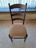 6 eetkamerstoelen in zeer goede staat, Huis en Inrichting, Stoelen, Ophalen, Gebruikt, Bruin, Landelijk