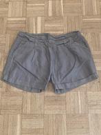 Grijze linnen korte broek L, Kleding | Dames, Autre, Kort, Maat 42/44 (L), Ophalen of Verzenden