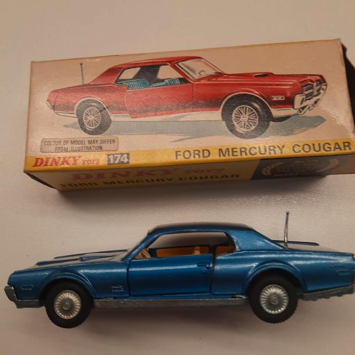 DINKY TOYS UK nr.174: MERCURY COUGAR*MIB*VINTAGE*, Hobby en Vrije tijd, Modelauto's | 1:43, Nieuw, Auto, Dinky Toys, Ophalen