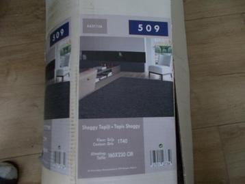 1 hoogpolig Shaggy tapijt 160 X 230 Meter donkergrijs beschikbaar voor biedingen