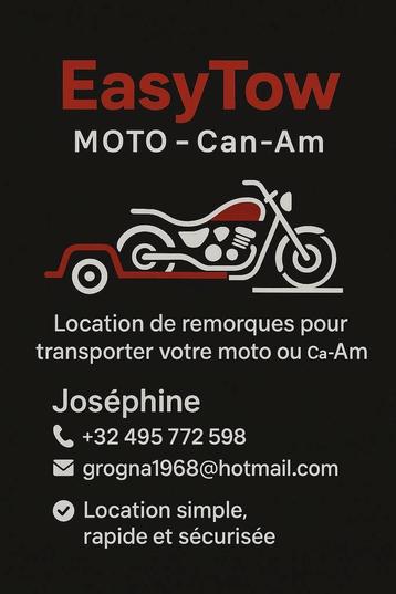Transporter votre moto ou Can-Am  beschikbaar voor biedingen
