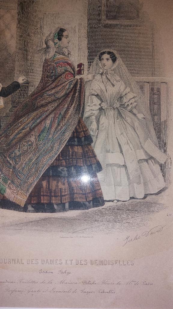 Tirage de mode français du célèbre magazine féminin :, Antiquités & Art, Art | Lithographies & Sérigraphies, Enlèvement ou Envoi