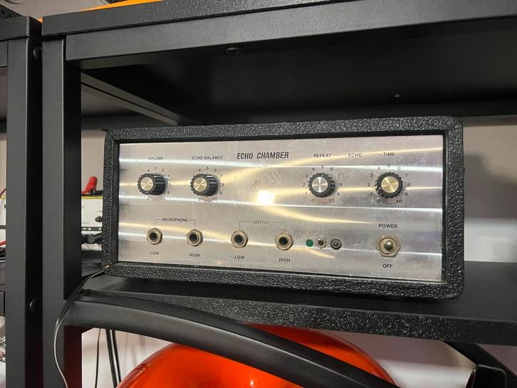 Melos echo chamber defect echte analoge tape delay!, Muziek en Instrumenten, Effecten, Gebruikt, Ophalen of Verzenden