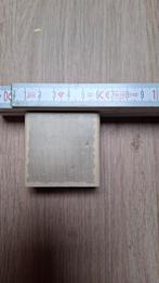 Rubber stempel op hout, Ophalen of Verzenden