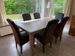 Eetkamer 6 stoelen, Huis en Inrichting, Ophalen, Gebruikt