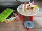 Table activité cube pour tout petit avec Cubes animaux et bo, Ophalen of Verzenden, Zo goed als nieuw