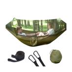 Hangmat anti mug 1-persoons kamperen survival ontspannen, Tuin en Terras, Hangmatten, Opvouwbaar, Nieuw, Ophalen of Verzenden