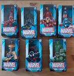 Marvel Avengers  7 Super Heroes beeldjes met doos, Kinderen en Baby's, Speelgoed | Actiefiguren, Zo goed als nieuw, Ophalen