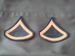 US ARMY # 2 - PRIVATE FIRST CLASS (set), Ophalen of Verzenden, Landmacht, Embleem of Badge
