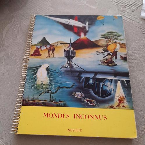 Mondes Inconnus  - prentealbum Nestlé - kompleet., Livres, Livres d'images & Albums d'images, Utilisé, Enlèvement ou Envoi